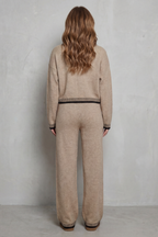 Amelia™ | Conjunto Knit Relajado con Detalles en Contraste