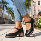 Amelia | Tacones Mary Jane con correa en T