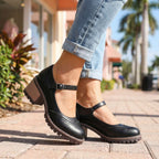 Amelia | Tacones Mary Jane con correa en T